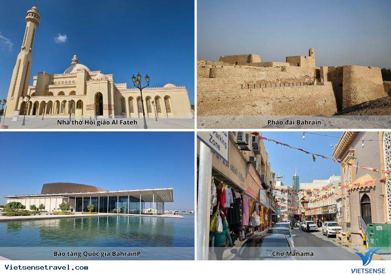 Ảnh Nhà thờ Hồi giáo Al Fateh, Pháo đài Bahrain, Bảo tàng Quốc gia BahrainP, Chợ Manama - Các điểm đến ngày 6 Ảnh Nhà thờ Hồi giáo Al Fateh, Pháo đài Bahrain, Bảo tàng Quốc gia BahrainP, Chợ Manama - Các điểm đến ngày 6